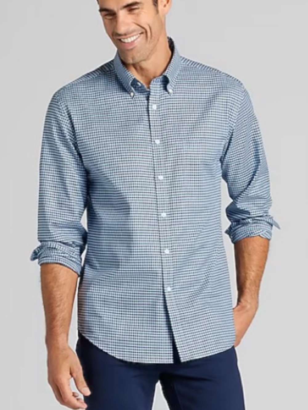 Jos A Bank Travelers Collection buttoned down shirt, size 16